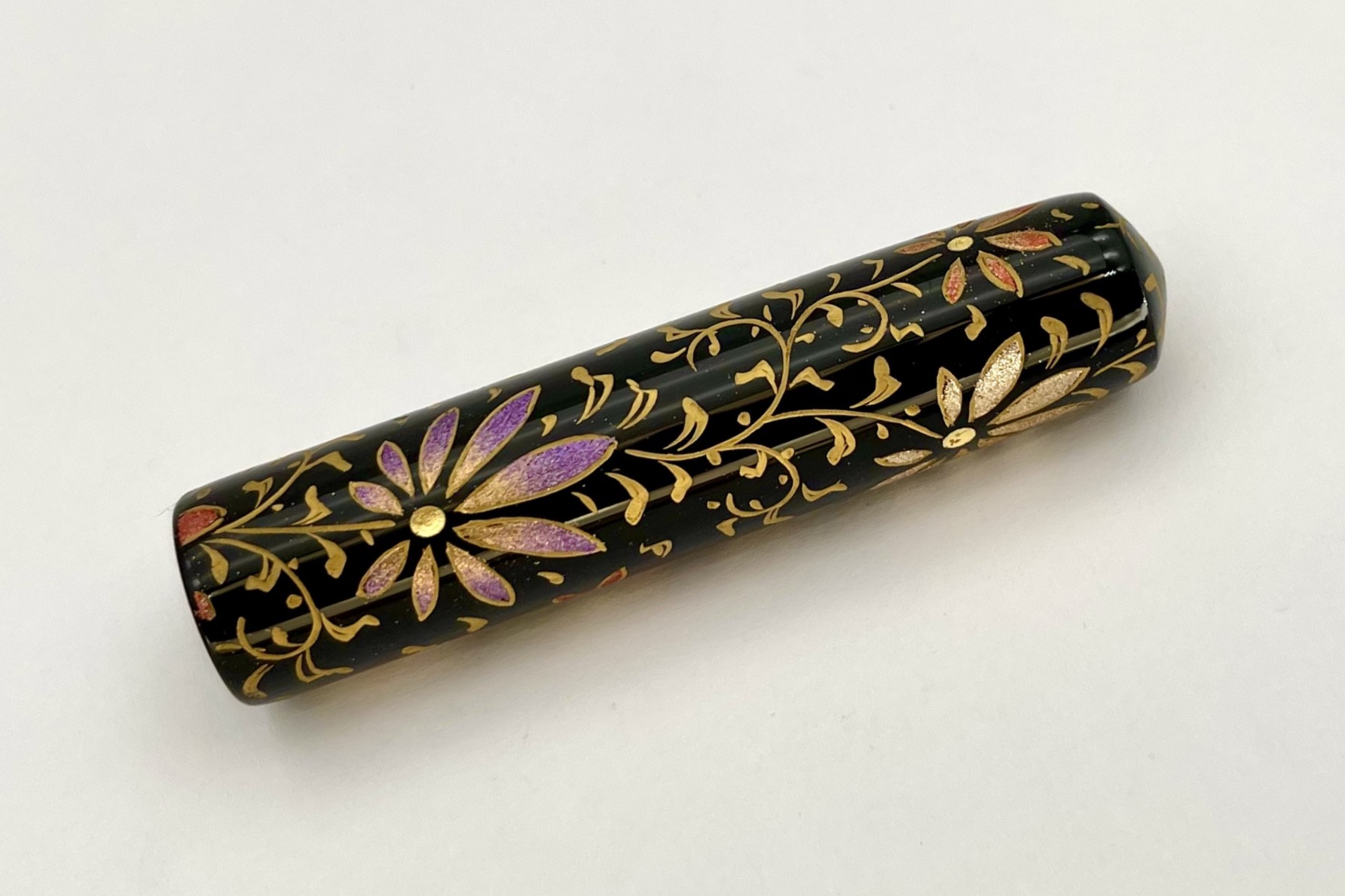 NakayaPiccoloLongCigarChinkinPalmetBlackColorfulLines3FP_L